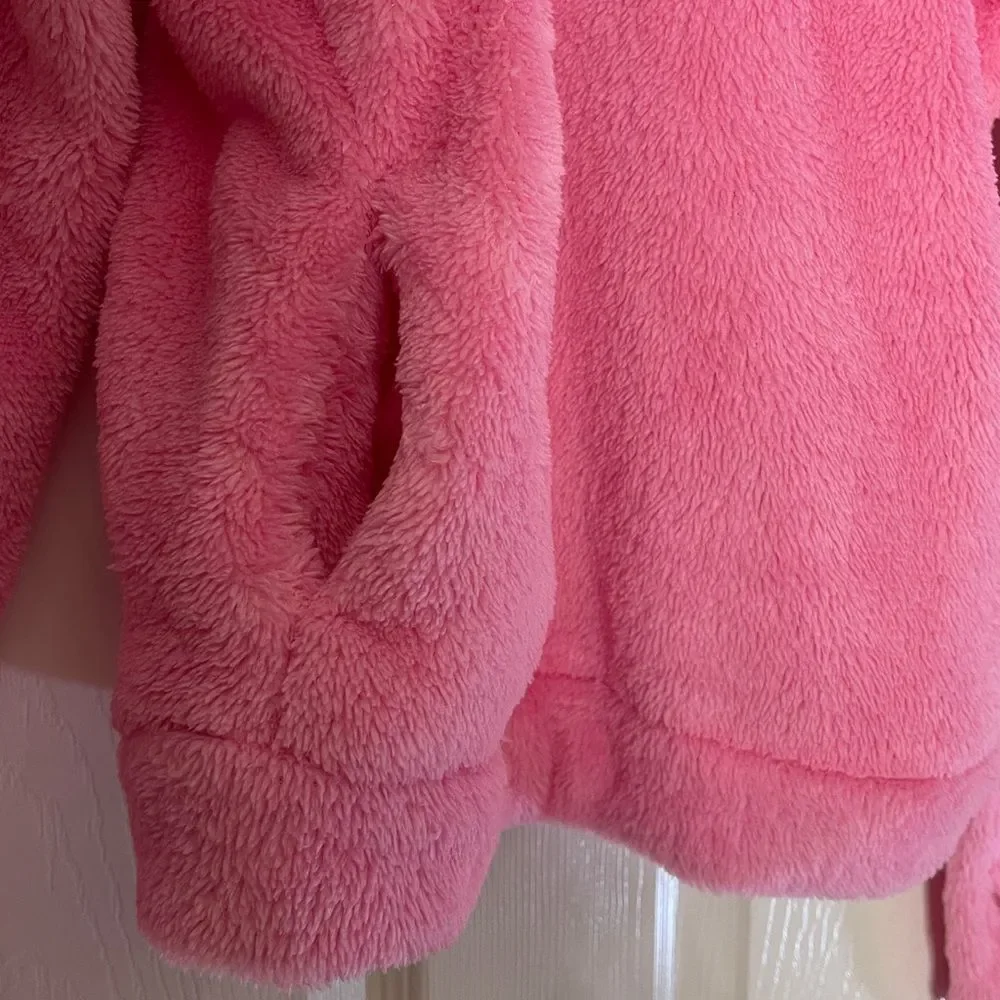 All in Motion Pink Fleece Sweatshirt with Turtleneck s xl 14/16